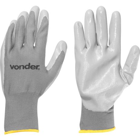 Luva de poliéster com látex nitrílico tamanho 10 - PNV 0110 - Vonder Menor preço em Luva de poliéster com látex nitrílico tamanho 10 - PNV 0110 - Vonder