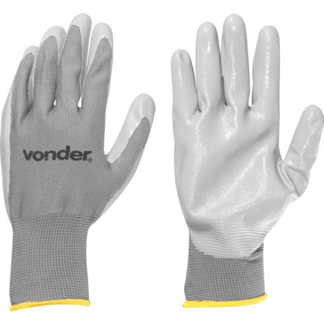 Luva de poliéster com látex nitrílico tamanho 9 - PNV 0109 - Vonder Menor preço em Luva de poliéster com látex nitrílico tamanho 9 - PNV 0109 - Vonder