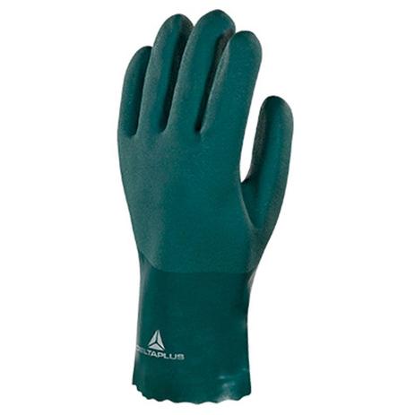 Luva de pvc áspera 25 cm verde - Delta plus Menor preço em Luva de pvc áspera 25 cm verde - Delta plus
