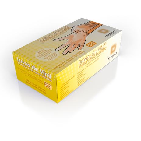 Luva de Vinil Sem Pó - Descarpack P Menor preço em Luva de Vinil Sem Pó - Descarpack P