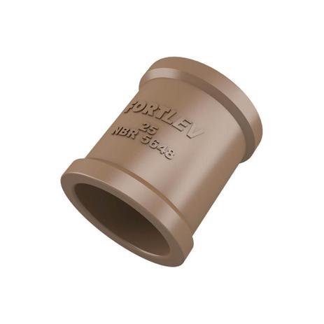 Luva em Pvc Soldável 25mm Marrom - Fortlev Menor preço em Luva em Pvc Soldável 25mm Marrom - Fortlev