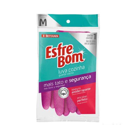 Luva Esfrebom para cozinha M rosa Bettanin Menor preço em Luva Esfrebom para cozinha M rosa Bettanin