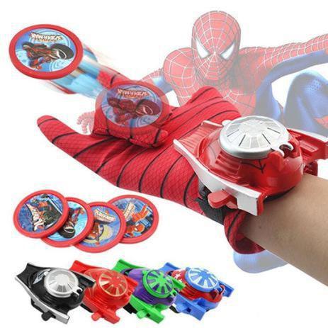 Luva infantil Lança Discos Homem Aranha Brinquedo Marvel Vingadores - ARTX Menor preço em Luva infantil Lança Discos Homem Aranha Brinquedo Marvel Vingadores - ARTX