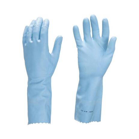 Luva latex media azul antiderrapante c/ forro - Vonder Menor preço em Luva latex media azul antiderrapante c/ forro - Vonder