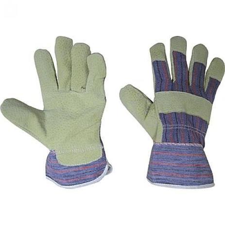 Luva mista de vaqueta e lona de 7 cm - Vonder Menor preço em Luva mista de vaqueta e lona de 7 cm - Vonder