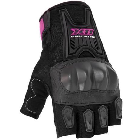 Luva moto bike x11 blackout feminina verao 1/2 dedo preto m Menor preço em Luva moto bike x11 blackout feminina verao 1/2 dedo preto m