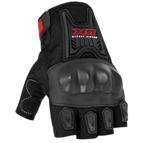 Luva moto bike x11 blackout verao protetor 1/2 dedo pret ggg Menor preço em Luva moto bike x11 blackout verao protetor 1/2 dedo pret ggg