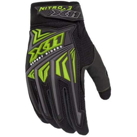 Luva moto bike x11 nitro 3 tecido preto neon ggg 11041434 Menor preço em Luva moto bike x11 nitro 3 tecido preto neon ggg 11041434