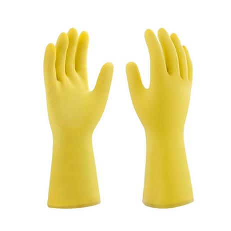 Luva multiuso palma antiderrapante de latex amarelo - eccofer Menor preço em Luva multiuso palma antiderrapante de latex amarelo - eccofer