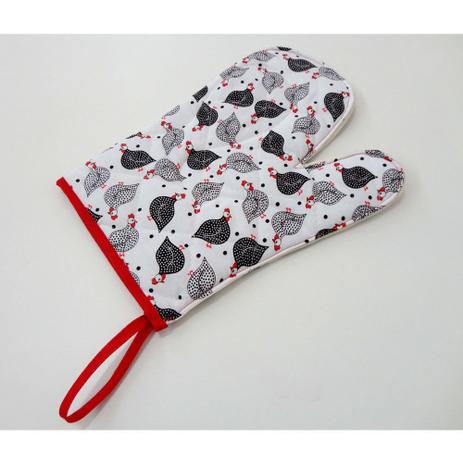 Luva para Cozinha com Forro Térmico - Galinha Angola - Recanto da costura é boa?