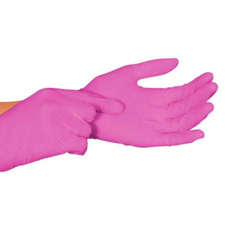 Luva Procedimento Nitrilo sem Pó G C/100 Rosa - Kevenoll Menor preço em Luva Procedimento Nitrilo sem Pó G C/100 Rosa - Kevenoll