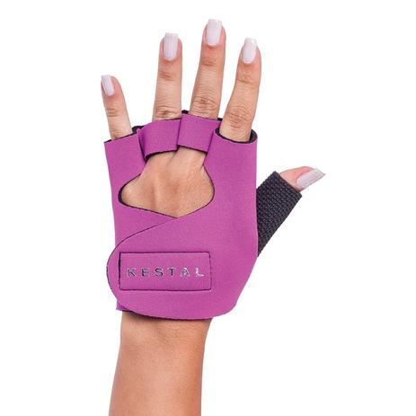 Luva Protetora de Musculação Kestal - Rosa - P Menor preço em Luva Protetora de Musculação Kestal - Rosa - P