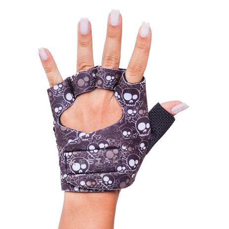 Luva Protetora de Musculação Kestal - Roxo/Branco - P Menor preço em Luva Protetora de Musculação Kestal - Roxo/Branco - P