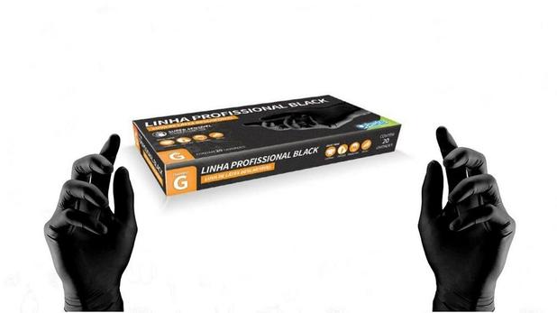 Luvas de Látex Descartável G - Celeste Menor preço em Luvas de Látex Descartável G - Celeste