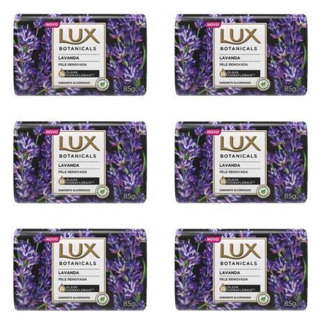 Lux Botanicals Lavanda Sabonete Glicerina 85g (Kit C/06) Menor preço em Lux Botanicals Lavanda Sabonete Glicerina 85g (Kit C/06)