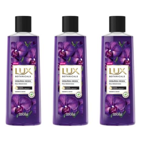 Lux Botanicals Orquídea Negra Sabonete Líquido 250ml (Kit C/03) Menor preço em Lux Botanicals Orquídea Negra Sabonete Líquido 250ml (Kit C/03)