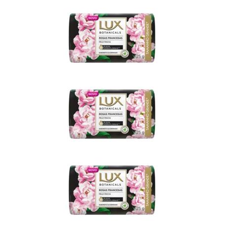Lux Botanicals Rosas Francesas Sabonete Glicerina 125g (Kit C/03) Menor preço em Lux Botanicals Rosas Francesas Sabonete Glicerina 125g (Kit C/03)