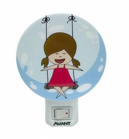 Luz Noturna Avant 1.W 3000K Menina da Lua Menor preço em Luz Noturna Avant 1.W 3000K Menina da Lua