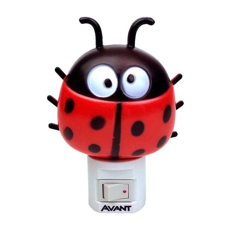 Luz Noturna Avant Joaninha com Led 1W Bivolt Menor preço em Luz Noturna Avant Joaninha com Led 1W Bivolt