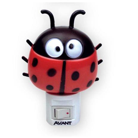Luz Noturna Joaninha Led Avant 1W 3000k Menor preço em Luz Noturna Joaninha Led Avant 1W 3000k