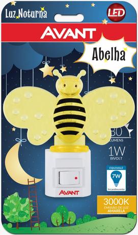 Luz noturna led abelha bivolt - Avant Menor preço em Luz noturna led abelha bivolt - Avant