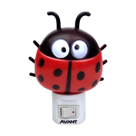 Luz Noturna Led Joaninha 1W Avant Menor preço em Luz Noturna Led Joaninha 1W Avant
