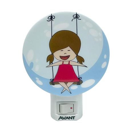 Luz Noturna Led Menina 1W Avant Menor preço em Luz Noturna Led Menina 1W Avant