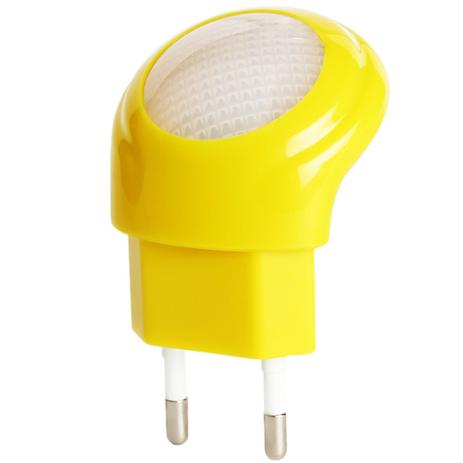 Luz Noturna Led Tomada Automática 110/220v - Amarelo - Distribuído frc magazine Menor preço em Luz Noturna Led Tomada Automática 110/220v - Amarelo - Distribuído frc magazine