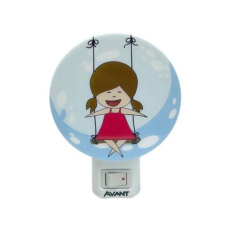 Luz Noturna Menina da Lua LED Luz Amarela 1W Bivolt Avant Menor preço em Luz Noturna Menina da Lua LED Luz Amarela 1W Bivolt Avant