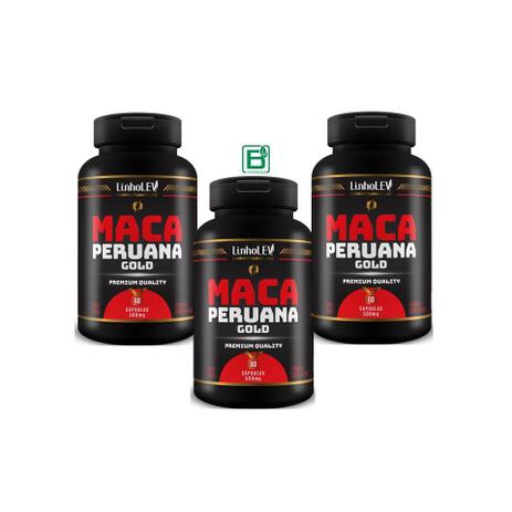maca peruana 500mg (60 cps) - kit 3 unidades - Linho lev Menor preço em maca peruana 500mg (60 cps) - kit 3 unidades - Linho lev