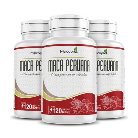 Maca Peruana Pura 3 x 120 Capsulas De 500 mg Pura Máximo 4 Ao Dia Melcoprol Menor preço em Maca Peruana Pura 3 x 120 Capsulas De 500 mg Pura Máximo 4 Ao Dia Melcoprol