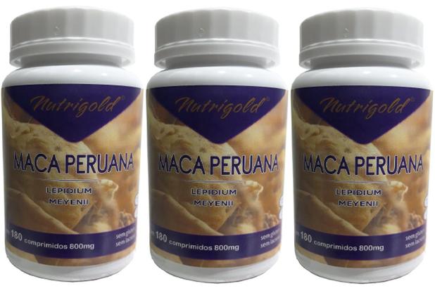 Maca Peruana Pura 3 x 180 Comprimidos De 800 mg Máximo 4 Ao Dia Preço Hoje! - Nutrigold Menor preço em Maca Peruana Pura 3 x 180 Comprimidos De 800 mg Máximo 4 Ao Dia Preço Hoje! - Nutrigold