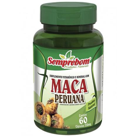 Maca Peruana - Semprebom - 60 cap -500 mg Menor preço em Maca Peruana - Semprebom - 60 cap -500 mg