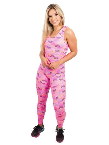 Macacão Akira Fitness Decotado Estampado Costas Abertas Fitness Longo Regata Academia Menor preço em Macacão Akira Fitness Decotado Estampado Costas Abertas Fitness Longo Regata Academia