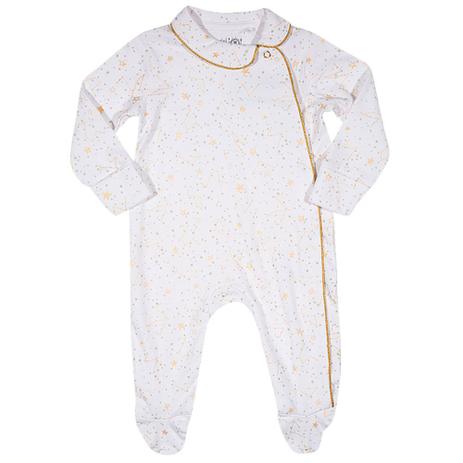 Macacão Baby - Manga Longa - Estampado - Neve - Off White - Tip Top - E Menor preço em Macacão Baby - Manga Longa - Estampado - Neve - Off White - Tip Top - E