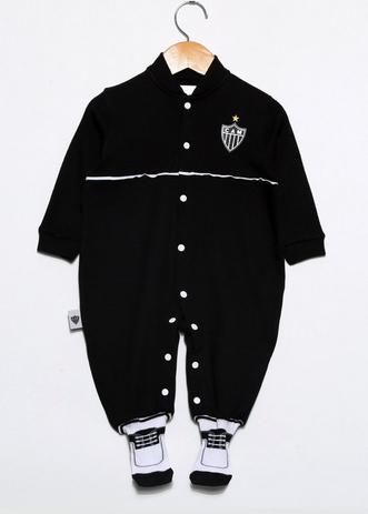 Macacão Bebê Atlético MG Longo Chuteira Oficial - Revedor Menor preço em Macacão Bebê Atlético MG Longo Chuteira Oficial - Revedor