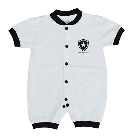 Macacão Bebê Botafogo Manga Curta Malha - Torcida Baby Menor preço em Macacão Bebê Botafogo Manga Curta Malha - Torcida Baby