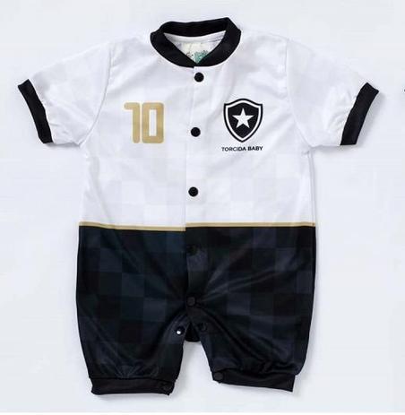 Macacão Bebê Botafogo Manga Curta - Torcida Baby Menor preço em Macacão Bebê Botafogo Manga Curta - Torcida Baby