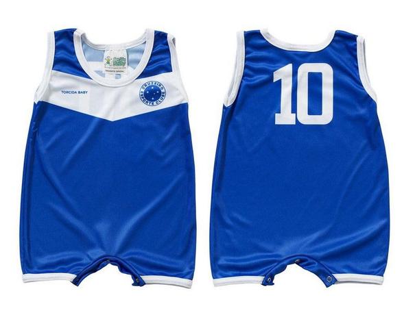 Macacão Bebê Cruzeiro Regata - Torcida Baby Menor preço em Macacão Bebê Cruzeiro Regata - Torcida Baby