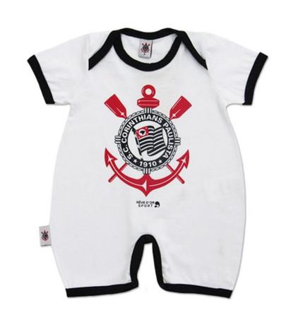 Macacão Bebê Curto Corinthians Timão Oficial - Revedor Menor preço em Macacão Bebê Curto Corinthians Timão Oficial - Revedor