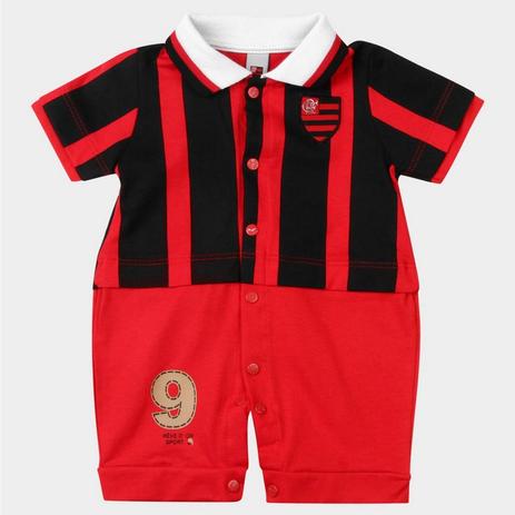 Macacão Bebê Flamengo Uniforme Campo Oficial - Revedor Menor preço em Macacão Bebê Flamengo Uniforme Campo Oficial - Revedor
