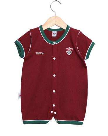 Macacão Bebê Fluminense Unissex Oficial - Revedor Menor preço em Macacão Bebê Fluminense Unissex Oficial - Revedor