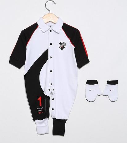 Macacão Bebê Goleiro Vasco Oficial - Revedor Menor preço em Macacão Bebê Goleiro Vasco Oficial - Revedor