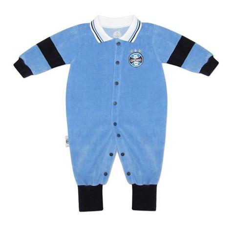 Macacão Bebê Grêmio Plush Polo Oficial - Revedor Menor preço em Macacão Bebê Grêmio Plush Polo Oficial - Revedor