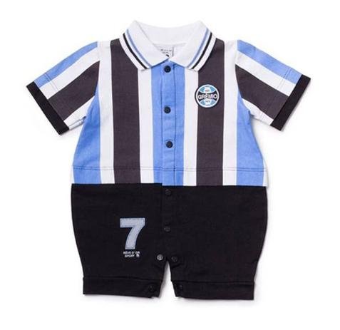 Macacão Bebê Grêmio Uniforme Campo Oficial - Revedor Menor preço em Macacão Bebê Grêmio Uniforme Campo Oficial - Revedor