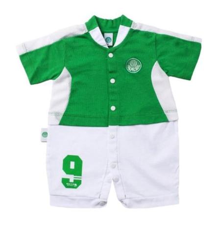 Macacão Bebê Palmeiras Curto Artilheiro Oficial - Revedor Menor preço em Macacão Bebê Palmeiras Curto Artilheiro Oficial - Revedor
