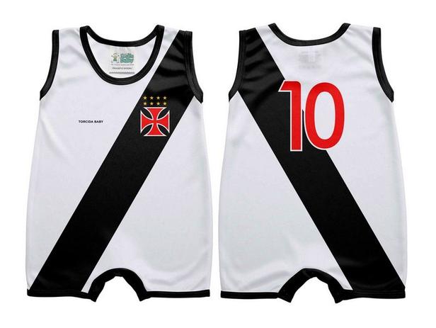 Macacão Bebê Vasco Regata - Torcida Baby Menor preço em Macacão Bebê Vasco Regata - Torcida Baby