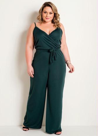 Macacão com Alças e Amarração Verde Plus Size - Marguerite - Outros Moda e  Acessórios - Magazine Luiza