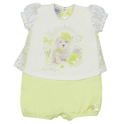 Macacão Curto Little Artist 140445 - Sonho Mágico Menor preço em Macacão Curto Little Artist 140445 - Sonho Mágico