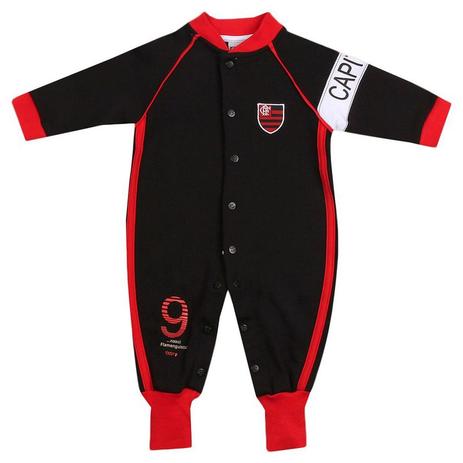Macacão Flamengo Bebê Capitão Revedor Menor preço em Macacão Flamengo Bebê Capitão Revedor